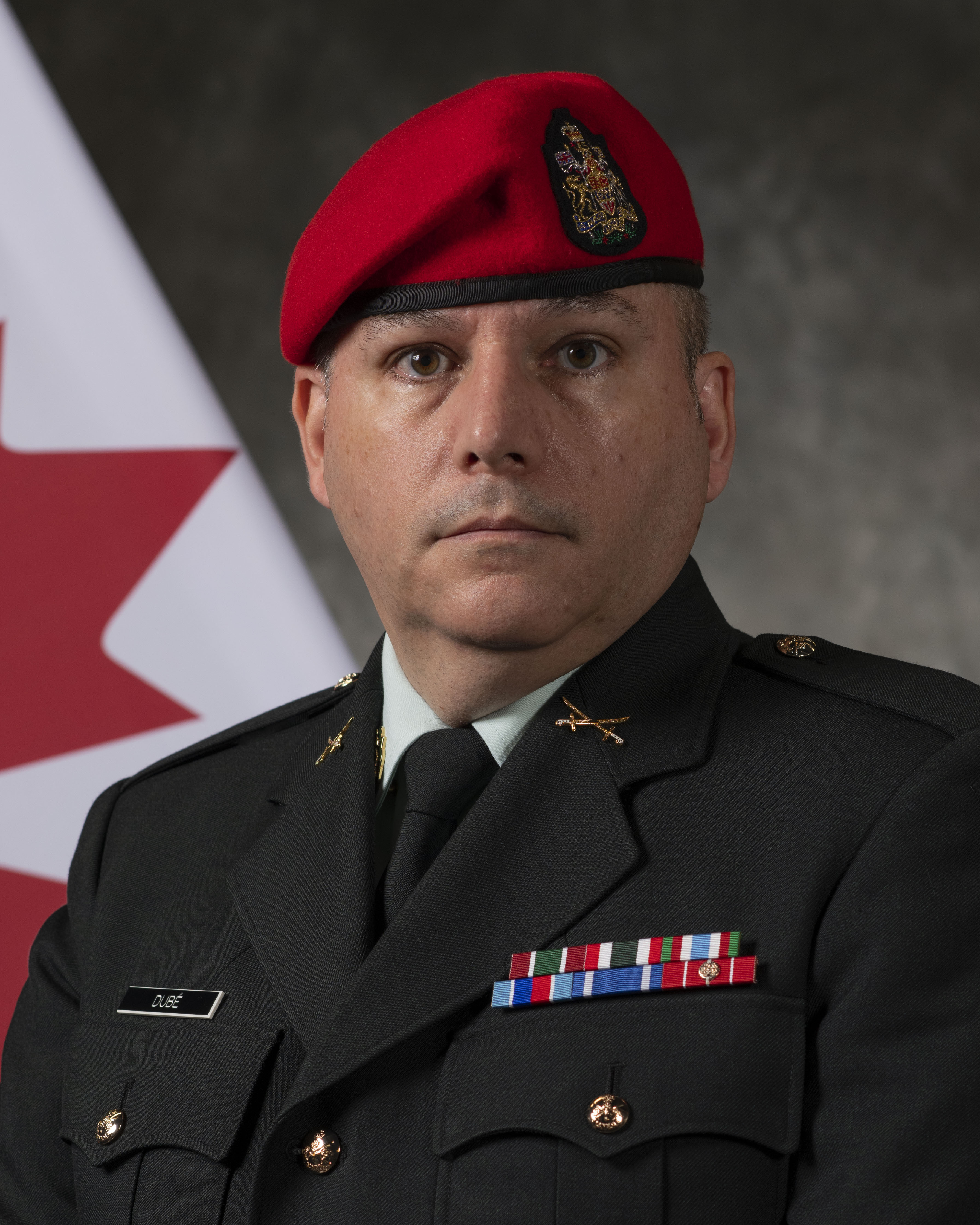 A picture of Chief Warrant Officer Dubé, Military Police Branch Chief Warrant Officer